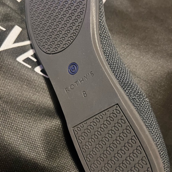 NWOB ROTHY’S Charcoal Citron The Flat (8) - Picture 3 of 3